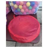 Playz 3PC Rocket Ship Space Tent, Tunnel, & Ball Pit Set