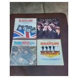 Set of 4 The Beatles Vinyl Records Including 