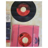 Collection of Vintage Vinyl Records and Singles