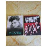 Elvis and Rolling Stones Photographic History Books