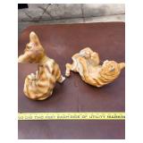 Pair of Ceramic Cat Figurines