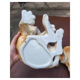 Pair of Ceramic Cat Figurines