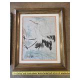 Framed Asian Themed Wall Art and Hand Crafted Chinese Sky Lanterns