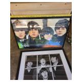 Collection of 4 Framed Beatles Posters