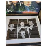 Collection of 4 Framed Beatles Posters
