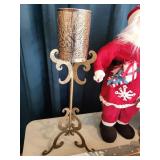 Christmas Decor Collection Including Santa Figures and Holiday Arrangements