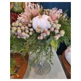 Christmas Decor Collection Including Santa Figures and Holiday Arrangements