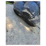 Outdoor Christmas Snowman Trio Statue Decoration