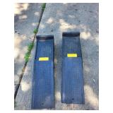 Pair of Heavy-Duty Plastic Car Ramps