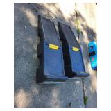 Pair of Heavy-Duty Plastic Car Ramps