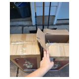 Set of 2 Hand-Painted 34" Woodland Snowmen for Indoor/Outdoor Use