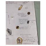 Collection of Assorted Pins and Badges, Including American Legion and Military
