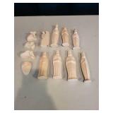 Set of 11 Hand-Carved Figurines from Kenya