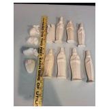 Set of 11 Hand-Carved Figurines from Kenya