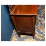 Antique Vanity with Trifold Mirror – 47"W x 17"D x 68"T