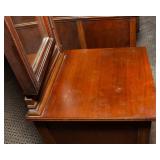 Antique Vanity with Trifold Mirror – 47"W x 17"D x 68"T