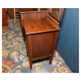 Antique Vanity with Trifold Mirror – 47"W x 17"D x 68"T