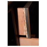 Vintage Carved Wood Sideboard with Decorative Backpiece