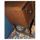 Vintage Carved Wood Sideboard with Decorative Backpiece