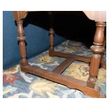 Vintage Carved Wood Sideboard with Decorative Backpiece