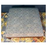 Upholstered Coffee Table / Ottoman with Decorative Legs