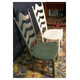 Set of Two Nichols and Stone Wooden Chairs