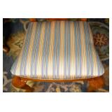 Set of 4 Stanley Furniture Side Chairs – Blue, Cream & Yellow Upholstery