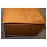 Square Wood Coffee Table with Storage – 30" x 30" x 20.5"T