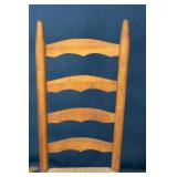 Shaker Style Ladder Back Rush Seat Side Chair