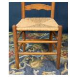 Shaker Style Ladder Back Rush Seat Side Chair