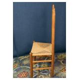 Shaker Style Ladder Back Rush Seat Side Chair