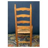 Shaker Style Ladder Back Rush Seat Side Chair