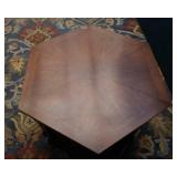Hexagon Side Table with Storage