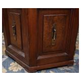 Hexagon Side Table with Storage