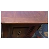 Hexagon Side Table with Storage