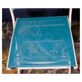 Set of Two Metal Beach Folding Chairs