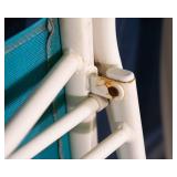 Set of Two Metal Beach Folding Chairs