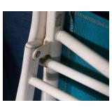 Set of Two Metal Beach Folding Chairs