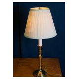Set of Three Gold Tone Lamps