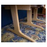 Vintage Formica Top Extendable Dining Table