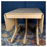 Vintage Formica Top Extendable Dining Table