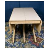 Vintage Formica Top Extendable Dining Table