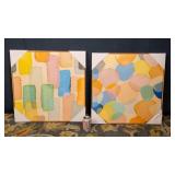 Abstract Artwork - Set of Two