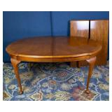 Vintage Stanley Furniture Company Dining Table with Leaves