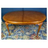 Vintage Stanley Furniture Company Dining Table with Leaves