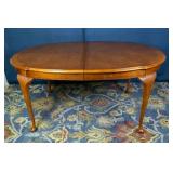 Vintage Stanley Furniture Company Dining Table with Leaves