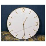Marble Look Wall Clock