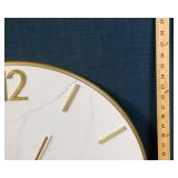 Marble Look Wall Clock
