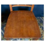 Set of 2 Engineered Wood Chairs