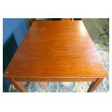 Vintage Wooden Table with Extendable Leaf – 32"W x 42"L